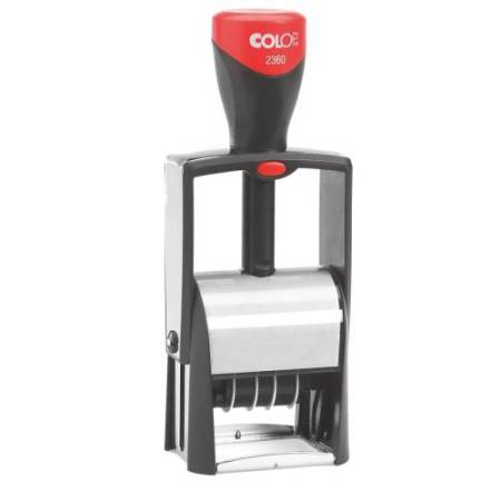 Timbro Datario Classic Line 2360 - 5 righe - 3 x 4,5 cm - autoinchiostrante - Colop