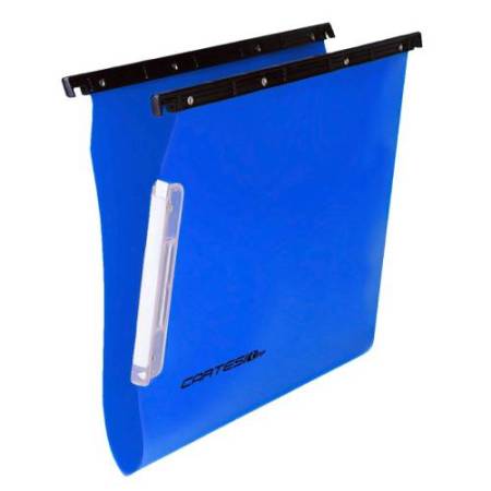 Cartella sospesa Cartesio PP - armadio - PPL - interasse 33 cm - fondo V - 32,6 x 28 cm - colori assortiti - Bertesi