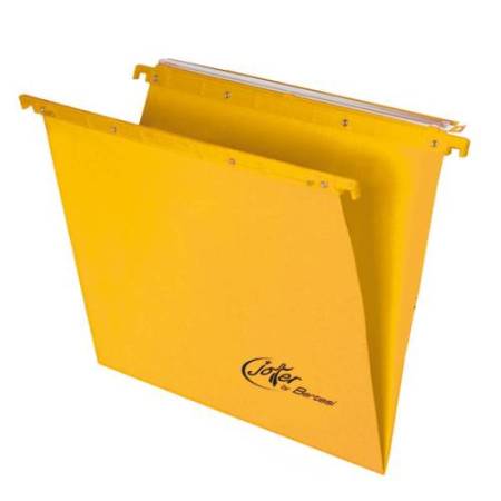 Cartelle sospese Joker - cassetto - interasse 33 cm - fondo V -  31,2 x 25 cm - colori assortiti - Bertesi - conf. 10 pezzi