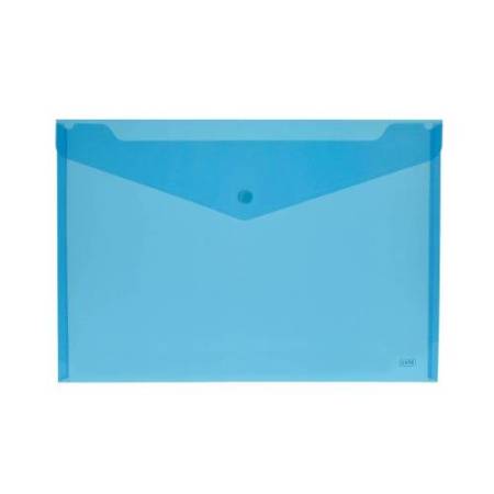 Busta con bottone - formato orizzontale - 24x18,5 cm - colori assortiti - Lebez