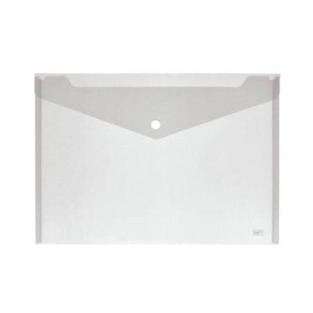 Busta con bottone - formato orizzontale - 15,5x11,5 cm - colori assortiti - Lebez