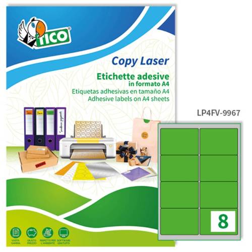 Etichette adesive LP4F - in carta -...
