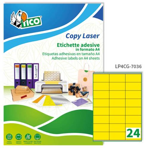 Etichette adesive LP4C - in carta -...