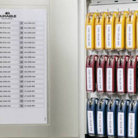 Cassetta portachiavi da parete Key Box - 30,2x11,8x28 cm - 18 posti - grigio - Durable