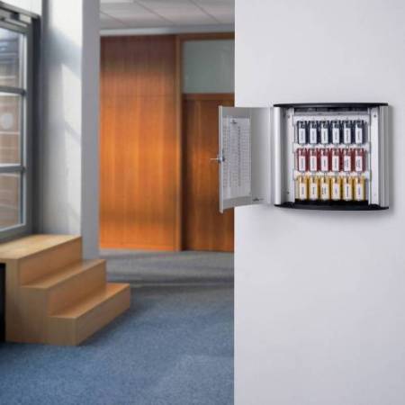 Cassetta portachiavi da parete Key Box - 30,2x11,8x28 cm - 18 posti - grigio - Durable