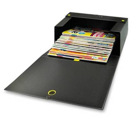 Scatola archivio Big Next - dorso 12 cm - 25x35 cm - nero/nero - Sei Rota