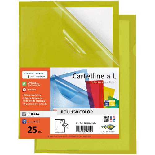 Cartelline a L Poli 150 Color - PPL -...