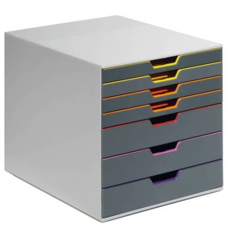 Cassettiera Varicolor - 28 x 35,6 x 29,2 cm - 7 cassetti  - Durable