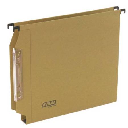 Cartella sospesa Avana - armadio - interasse 33 cm - fondo U - 32,6 x 27,5 cm - avana - Bertesi