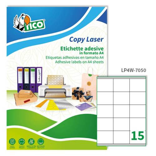 Etichette adesive LP4W - in carta -...