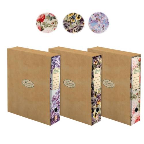 Registratore a leva Nature Flowers -...