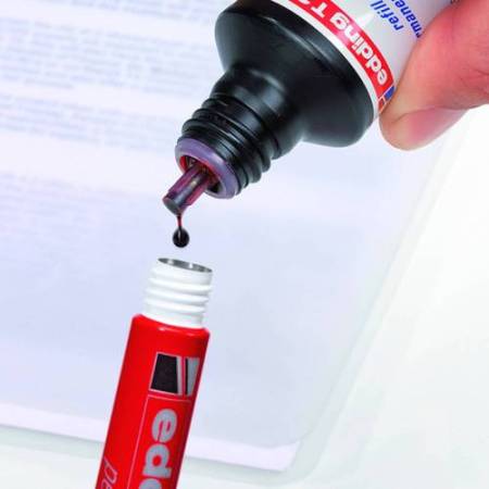 Ricarica Inchiostro marcatore permanente T25 - 30ml - rosso - Edding