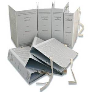 Faldone - legacci rivettati...