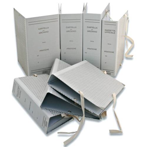 Faldone - legacci rivettati - 35x25...