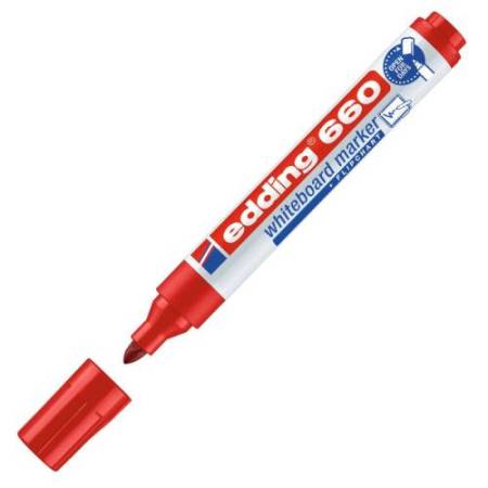Marcatore per lavagne bianche 660 - punta conica - da 1,5 a 3 mm - Edding - astuccio 4 pezzi