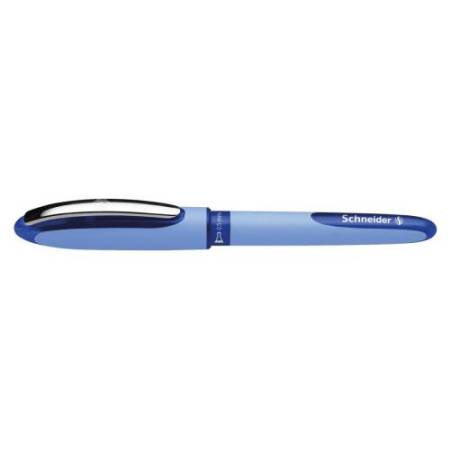 Roller One Hybrid N con cappuccio - tratto 0,5mm - blu - Schneider