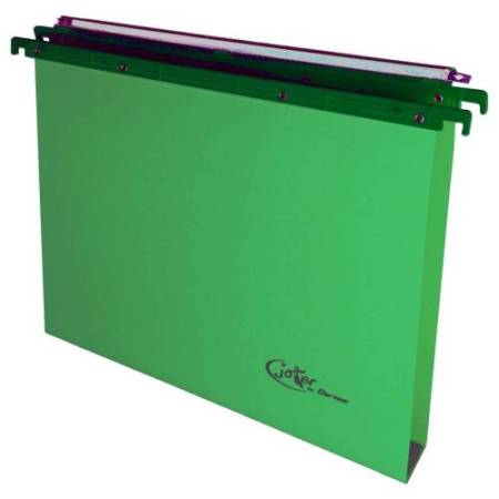 Cartella sospesa Joker - cassetto - interasse 39 cm - fondo U  - 37 x 25 cm - verde - Bertesi