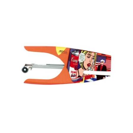 Cucitrice a pinza Pop Art - punti 6/4 - Pop Fantasy - acciaio cromato - Iternet