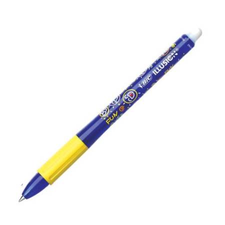 Penna sfera Gelocity Illusion - gel cancellabile - punta 0,7 mm - blu - Bic - conf. 12 pezzi