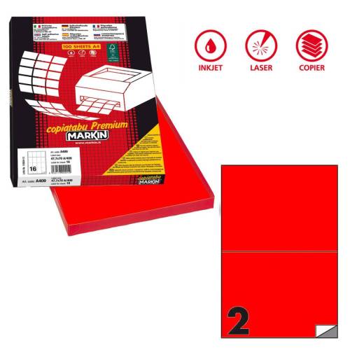 Etichette adesive C/509 - in carta -...