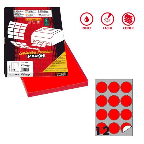 Etichette adesive tonde R/310 - in...