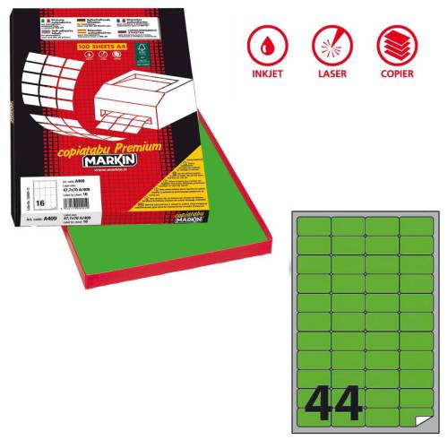 Etichette adesive A/406 - in carta -...