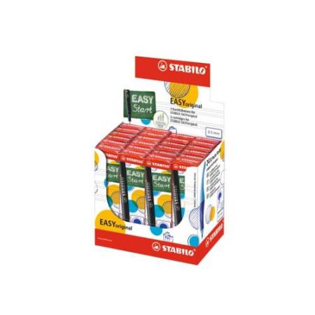 Refill per penna sferografica ergonomica Easyoriginal - punta media - blu - Stabilo - scatola 3 pezzi