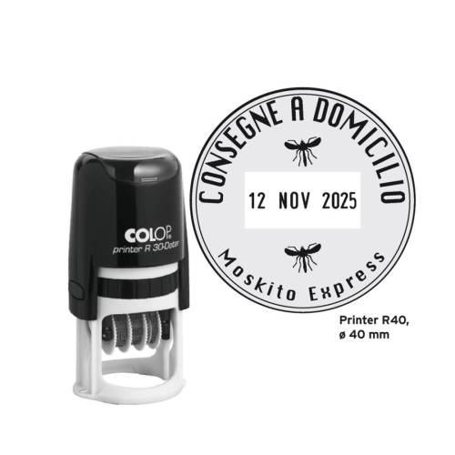 Timbro datario R40 - diametro 40 mm -...