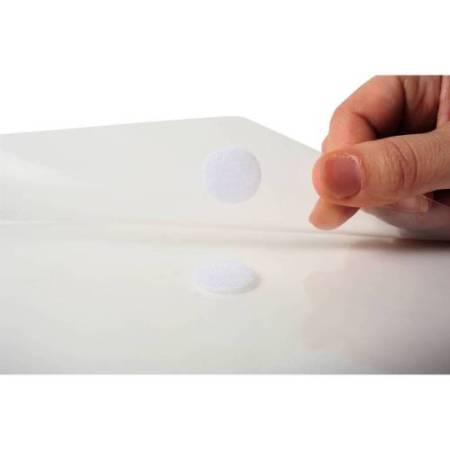 Busta a tasca con chiusura in velcro - PPL - 24x32 cm - trasparente - Exacompta