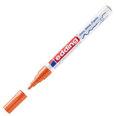 Marcatore permanente a vernice 751 - punta tonda fine - da 1 a 2 mm - Edding - astuccio 10 pezzi