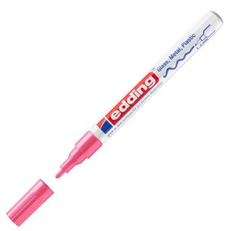 Marcatore permanente a vernice 751 - punta tonda fine - da 1 a 2 mm - Edding - astuccio 10 pezzi