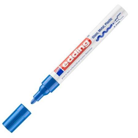 Marcatore permanente a vernice 750 - punta tonda - da 2 a 4 mm - Edding - astuccio 10 pezzi
