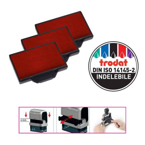 Tampone di ricambio 6/56 - rosso -...