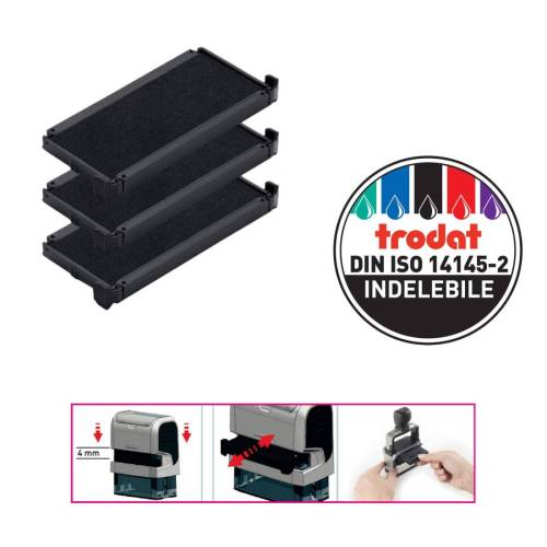 Tampone di ricambio 6/4915 - nero -...