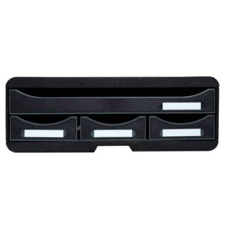 Cassettiera Toolbox  - 27 x 35,5 x 13,5 cm - 4 cassetti - nero - Exacompta