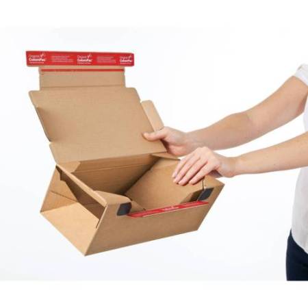 Scatola Return Box CP 069 - S - 28,2 x 19,1 x 9 cm - cartone - avana - ColomPac