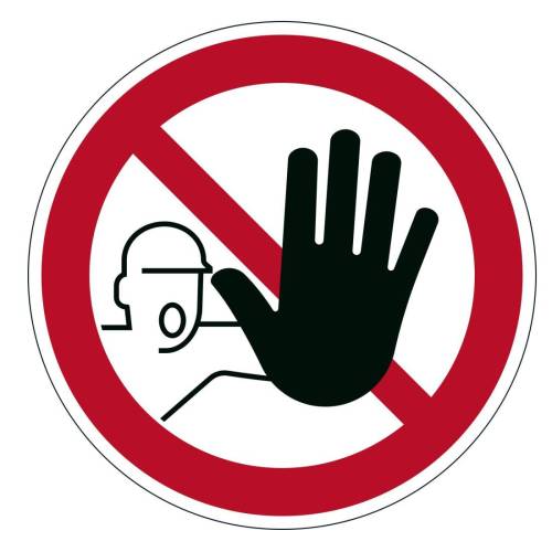 Pittogramma adesivo - da terra -...