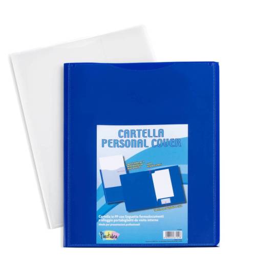 Cartella in PP Personal Cover - blu -...