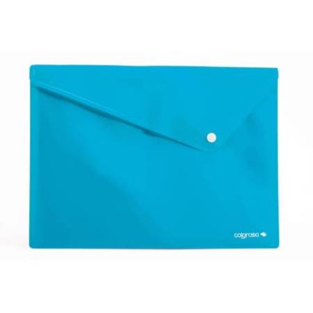 Buste con bottone - in PPL - 33 x 24,5 cm - colori assortiti - Colorosa - conf. 6 pezzi