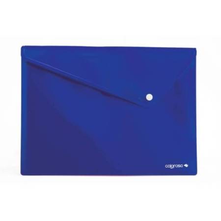 Buste con bottone - in PPL - 33 x 24,5 cm - colori assortiti - Colorosa - conf. 6 pezzi