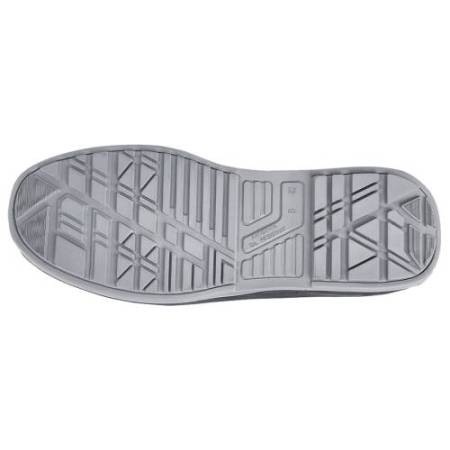 Calzatura di sicurezza Hard S3 SRC - pelle idrorepellente - numero 42 - grigio scuro/verde - U-Power