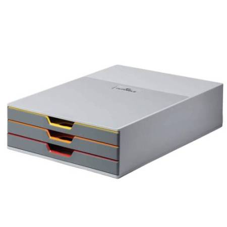 Cassettiera sottomonitor Varicolor - 28 x 9,5 x 35,6 cm - Durable