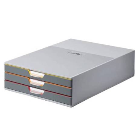 Cassettiera sottomonitor Varicolor - 28 x 9,5 x 35,6 cm - Durable