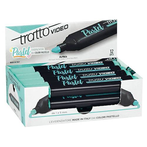 Evidenziatore Tratto Video pastel  -...