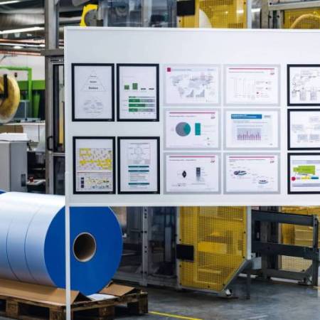 Cornice Duraframe Magnetic - A4 - 21 x 29,7 cm - argento - Durable