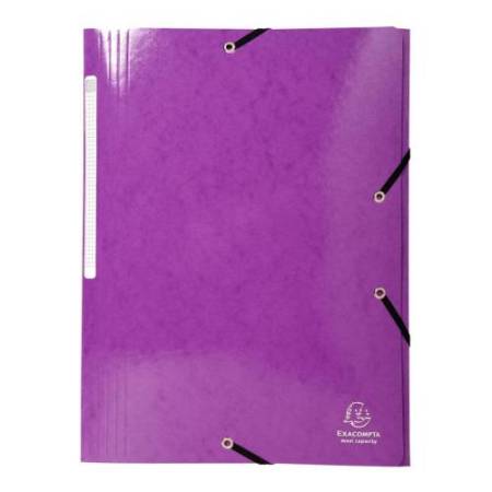 Cartelle 3L con elastici Iderama - A4 - 10 colori assortiti - Exacompta