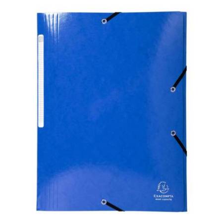 Cartelle 3L con elastici Iderama - A4 - 10 colori assortiti - Exacompta