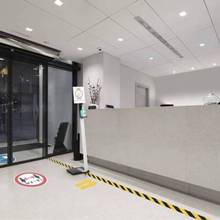 Nastro adesivo DURALINESTRONG 50/07 1726 - permanente - 5 cm x 30 m - giallo/nero - Durable