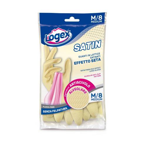 Guanti in lattice Satin - taglia M -...