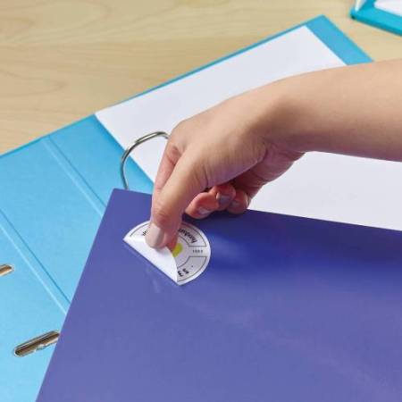 Etichette adesive tonde L4850 - in carta - rimovibili - diametro 51 mm - 15 et/fg - 25 fogli - bianco - Avery